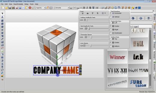 Aurora 3D Text and Logo Maker v12.02.09 Incl. Keygen and Patch-Lz0