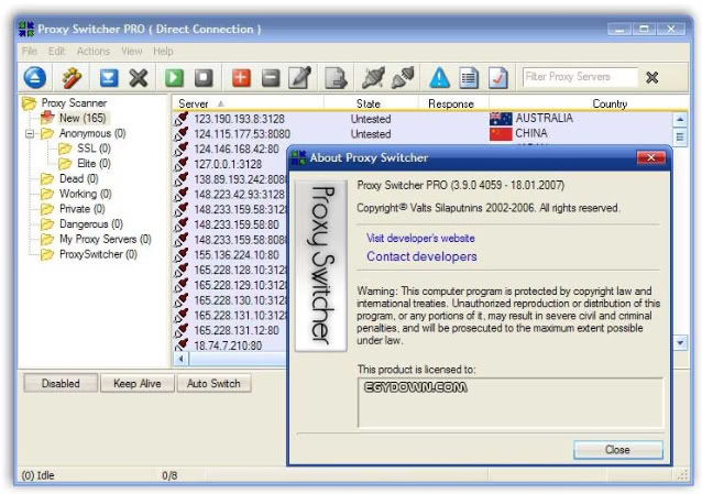 Proxy Switcher Pro 3.9