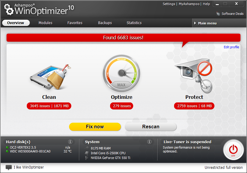 Ashampoo WinOptimizer 10 v10.2.5