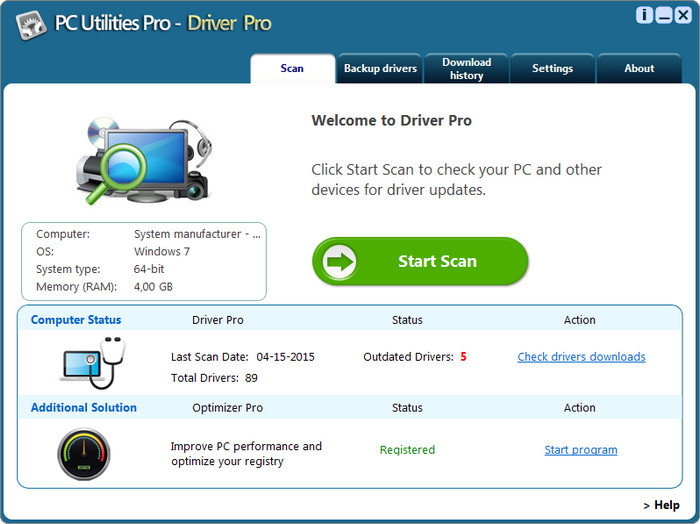 PC Utilities Pro Driver Pro v3.2.0.2 DC 25.01.2016-P2P