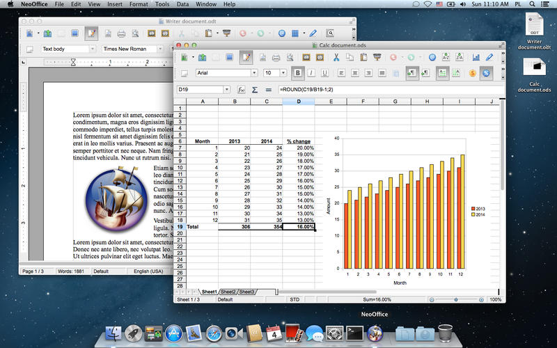 NeoOffice v2013.2 Multilingual MacOSX Retail-CORE