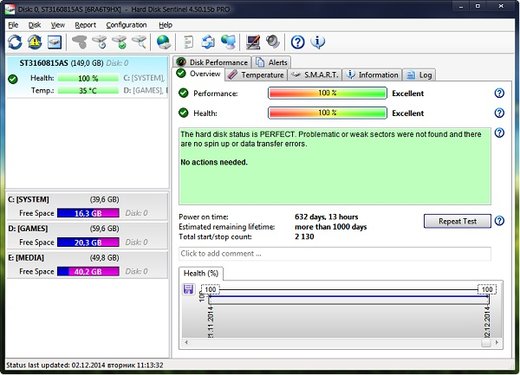 Hard Disk Sentinel Pro v4.50.15b Build 7377 - P2P Hard Disk Sentinel Pro v4.50.15b Build 7377 - P2P