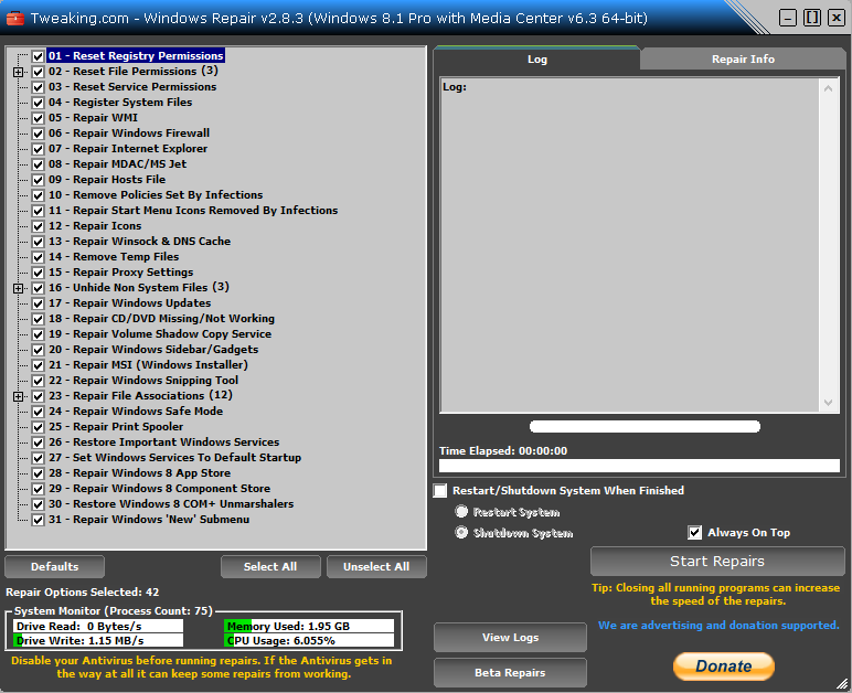 Windows Repair 2.8.5-P2P