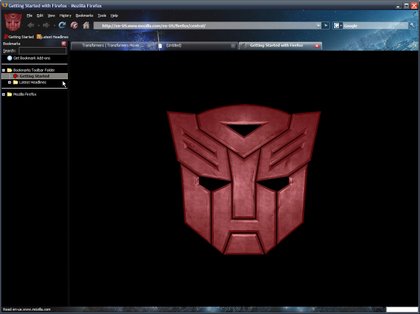 TransFormers Theme For FireFox